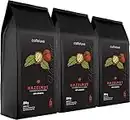 Caffeluxe Flavoured Ground Coffee - Natural Hazelnut 3 Pack (250g Per Bag)