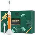 WHITOP CD-11 Adults Sonic Electric Toothbrush, Rechargeable Electronic Power Ultrasonic Tooth Brush with Wireless Charging, 4 Modes, Smart Timer, Once Charge for 100 Days