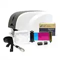 EasyBadge IDP Smart 31 Full Starter ID Card Printer Bundle with ID Accessories