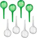 yingd 8 Pack Plant Watering Globes, 5cm Self Watering Globes, Automatic Plant Watering Bulbs, Plant Watering Devices, Self Watering System for Plants, Indoor Outdoor Watering Globes, Green & White