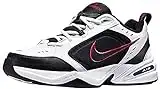 Nike Men's Air Monarch IV Cross Trainer, White/Black, 11.0 Regular US