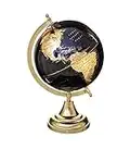 FEERIC CHRISTMAS - Globe Terrestre Noir Or H. 33 cm