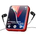 32GB Lettore MP3 con Bluetooth 5.0, HiFi Lossless Sound Lettore di Musica, con Line-in Registratore Vocale, con Altoparlante, Full Touch Schermo, Radio FM, E-book, Supporto Espandibile fino a 128GB