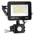 Lepro 20W Security Lights Outdoor Motion Sensor, 1700 Lumen PIR Light, IP65 Waterproof Motion Sensor Flood Light, Ultra Thin Garden Light Security Perfect for Forecourt, Backyard, Garages and More