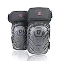 JMCUHYD Gel Cushion Work Knee Pads For Men Construction - Heavy Duty Shell Safety Kneepads - Soft Foam Padding for Work Women