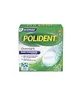 Polident Overnight Denture Cleanser Tablet, 40 Count (Pack of 1)