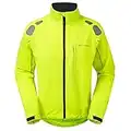 Ettore Wasserdichte Atmungsaktive Herren Fahrradjacke Hohe Sichtbarkeit Hi-Vis - Gelb - Night Eagle II - XL