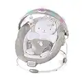 Ingenuity InLighten Baby Bouncer Infant Seat with Light Up -Toy Bar, Vibrations, Tummy Time Pillow & Sounds, 0-6 Months Up to 20 lbs (Twinkle Tails Bunny)