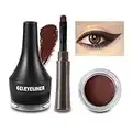 Boobeen Eyeliner Eyeliner in gel impermeabile Occhio a prova di sbavature Gel Makeup Eye Liner Set di trucco Di lunga durata per tutto il giorno facile da applicare