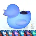 uuffoo Glowing Floating Pool Lights Bluetooth Speaker with Remote Control Wireless Rechargeable LED Duck Pool Floating Light IP67 with 16 Colors LED Lights