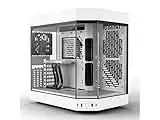 HYTE Y60 Modern Aesthetic Dual Chamber Panoramic Tempered Glass Mid-Tower ATX Computer Gaming Case with PCIE 4.0 Riser Cable Included, Snow White (CS-HYTE-Y60-WW)