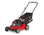 CRAFTSMAN Gas Powered Lawn Mower, 21-inch, 3-in-1 Mulching Push Mower with Bag, 140cc (M105)