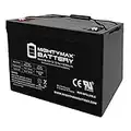 Mighty Max Battery 12V 100Ah Replacement Battery Compatible with Minn Kota Trolling Motor Power Center