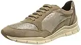 Geox D Sukie B, Sneakers Mujer, Dark Beige, 38 EU