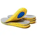 3 Pairs Elastic Shock Absorbing Shoe Insoles Breathable Honeycomb Sneaker Inserts Sports Shoe Insole Replacement Insoles for Men and Women