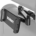 Homeet Tablet Holder for Car Backseat, Adjustable Headrest iPad Holder Mount for iPad/iPhone/Samsung Galaxy Tabs/Kindle Fire HD/Nintendo Switch, for 4.4-11 Inches Devices, 360° Rotation, Black