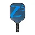 ONIX Graphite Z5 Pickleball Paddle (Graphite Carbon Fiber Face with Rough Texture Surface, Cushion Comfort Grip and Nomex Honeycomb Core for Touch, Control, and Power), Blue