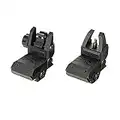 ohhunt Iron Sights Foldable Flip Up Sights Polymer Fiber A15