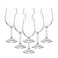 12.5-ounce Unbreakable Wine Glasses-Acrylic Plastic Stem Wine Glasses, set of 6clear color,Dishwasher Safe,BPA Free (clear color, 12.5-ounce)