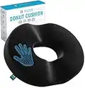 Ergonomic Innovations Cóccix Donut almohada cojín para hemorroides - sentada de firmeza