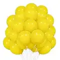 Yellow Balloons, 30 Pcs Balloon Pack 12 Inch Balloons, Matte Latex Balloons for Yellow Sunshine Lemon Daisy Honeybee Popcorn Theme Birthday Party Wedding Baby Shower Carnival Events Decorations