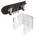 Skateboard Wandhalter Display Rack Longboard Skateboard Kleiderbügel Wandhalterung Acryl Wandaufbewahrung Skateboardständer Unsichtbarer klarer Wandhalter