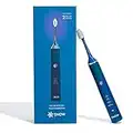 SNOW LED Electric Toothbrush - Rechargeable Electronic Brush for Adults - Sonic Technology w/LED Light Whitening & Cleaning Powered w/Sonic Technology for Oral Routine - Polar Blue