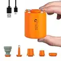 FLEXTAILGEAR TINY PUMP pompa elettrica ricaricabile, ultra piccola portatile pompa ad aria per materasso gonfiabile, 1300 mAh USB pompa compressore aria per campeggio, trekking, backpacking