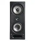 Polk Audio 265-RT 3-way In-Wall Speaker - The Vanishing Series | Easily Fits in Ceiling/Wall | High-Performance Audio - Use in Front, Rear or as Surrounds | With Power Port & Paintable Grille - Black