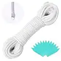 ​Augshy 1/6 Inches Self Watering Wick Cord String Cotton Rope for Self Watering Planters and DIY Plant Automatic Watering Device (40 Feet)