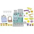 Play-Doh, Kitchen Creations, La Caffetteria Super Colorata, playset con 20 Accessori e 8 vasetti di Pasta modellabile