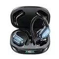 ANINUALE Wireless Earbuds, 75Hrs Playtime Bluetooth 5.1 Headphones, True Earphones with Digital Display & CVC 8.0 Noise Cancelling, Waterproof Earbuds Mic for Sports, Running, Yoga, Workout Black