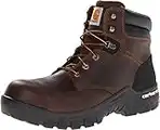Carhartt Men's 6" Rugged Flex Waterproof Breathable Composite Toe Leather Work Boot CMF6366,Brown Oil Tanned Leather,10.5 M US