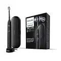 Philips Sonicare ProtectiveClean 4300 Sonic Electric Toothbrush, Built-in Pressure Sensor, 1 Cleaning Mode, 1 x BrushSync Feature, HX6800/87, Black Gray. (2 Pin Plug)