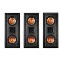 Klipsch R-5502-W II in-Wall Left, Center or Right (LCR) in-Wall or in-Ceiling Speaker Three-Pack