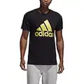 adidas Mens BOS Classic NR BLKGOLD TEE - FI7306 (Black/Gold Metallic, Medium)