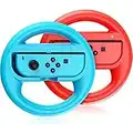 VOYEE Volante de conmutador, compatible con Mario Kart 8 Deluxe Nintendo Switch, mando Joycon, volante de carreras, paquete de 2