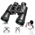 16 x 50 Powerful Binoculars for Adults, HD Professional Portable and Waterproof Compact Binoculars, Equipped with a Binocular Harness Strap, Suitable for Bird Watching/Hunting/Travel/Viewing Wildlife