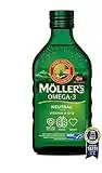 Moller's - Huile de foie de morue - Moller's -Omega-3- Huile de poisson à saveur naturelle 16.9 fl oz - 500 Ml