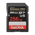 SanDisk 256GB Extreme PRO SDXC UHS-I Memory Card - C10, U3, V30, 4K UHD, SD Card - SDSDXXD-256G-GN4IN