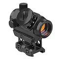 Feyachi RDS-25 Red Dot Sight 4 MOA Micro Red Dot Sight Scope with 1 inch Riser Mount