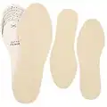 2 Pairs Kids Insoles Shoe Insoles Women Toddler Shoe Filler Children Memory Sponge Insoles Breathable Latex Shoe Inserts, Cutting Size Soft Washable Replacement Insole for Spring Summer (Beige)