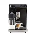 Eficentline-202 Fully Automatic Espresso Machine, One Touch Coffee Machine w/LatteGo, Stainless Steel, Black