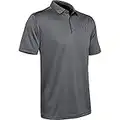 Under Armour Tech, Polo Hombre, Negro (Graphite / Black / Black) , XL