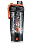 VOLTRX shaker Bottle, Gallium USB C Rechargeable Electric protein shake Mixer, Cups for protein and Meal Replacement shakes, BPA Free, Made with Tritan, 24oz