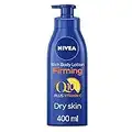 NIVEA Q10 Firming Rich Body Lotion with Vitamin C (400ml), NIVEA Moisturiser for Firmer Skin with Q10 and Vitamin C, NIVEA Body Lotion for Dry Skin