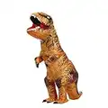 NBMNN Halloween Costume de fête de dinosaure gonflable adulte Robe drôle Costume de dinosaure brun Costume de dinosaure gonflable Costumes gonflables Tyrannosaurus (120-150CM)