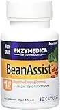 ENZYMEDICA - BeanAssist (30 Capsules) | Food Intolerance Digestive Enzymes Supplements | Digestive Enzymes Blend for Beans and Legumes, Nutrient Supplements, Gut Health Supplement, Vegan, Dairy Free