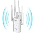 2023 Release WiFi Extender Signal Booster for Home - up to 10000 sq.ft Coverage, Wireless Internet Repeater - Long Range WiFi Booster and Signal Amplifier w/Ethernet Port, 1-Tap Setup, 2.4GHz