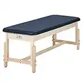 MT Harvey Treatment Stationary Massage Table for Clinic,Massage and Acupuncture Royal Blue